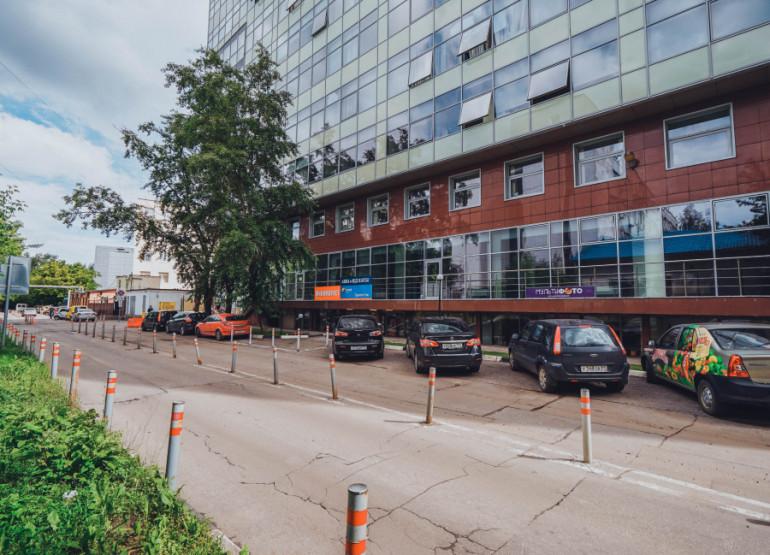 Головинские пруды: Вид паркинга