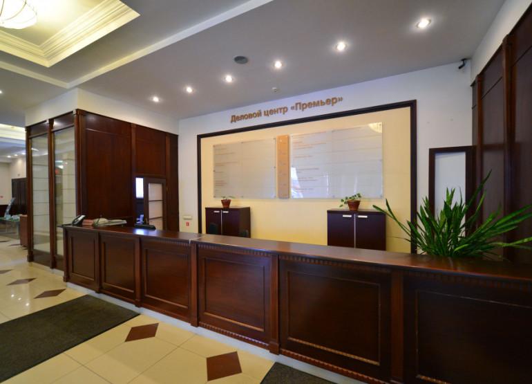 Премьер: Вид главного ресепшен здания